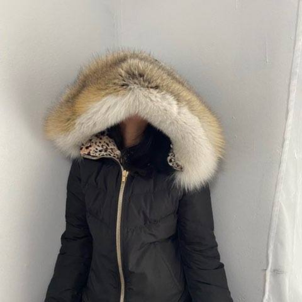 GORSKI Leopard Print Jacket with Fur Trim - Picture 6 of 9